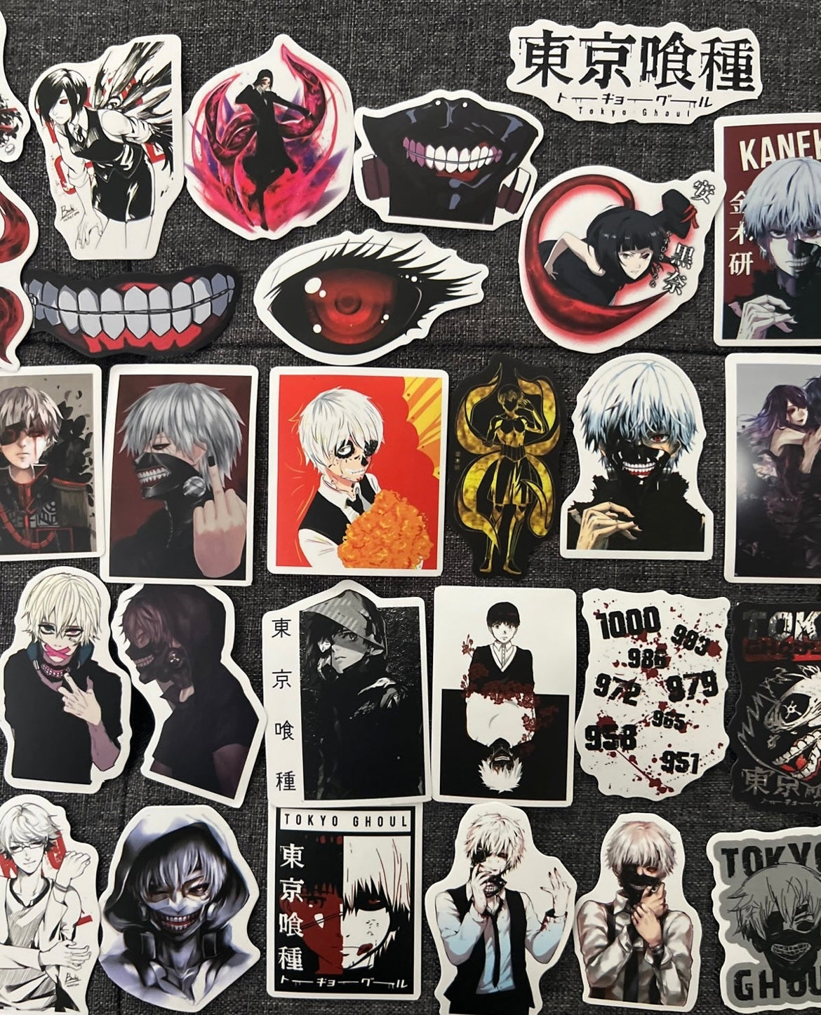 Tokyo Ghoul Anime 50 Piece Sticker Set