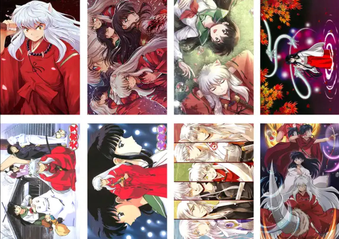 Inuyasha Anime 8 Piece Poster Set