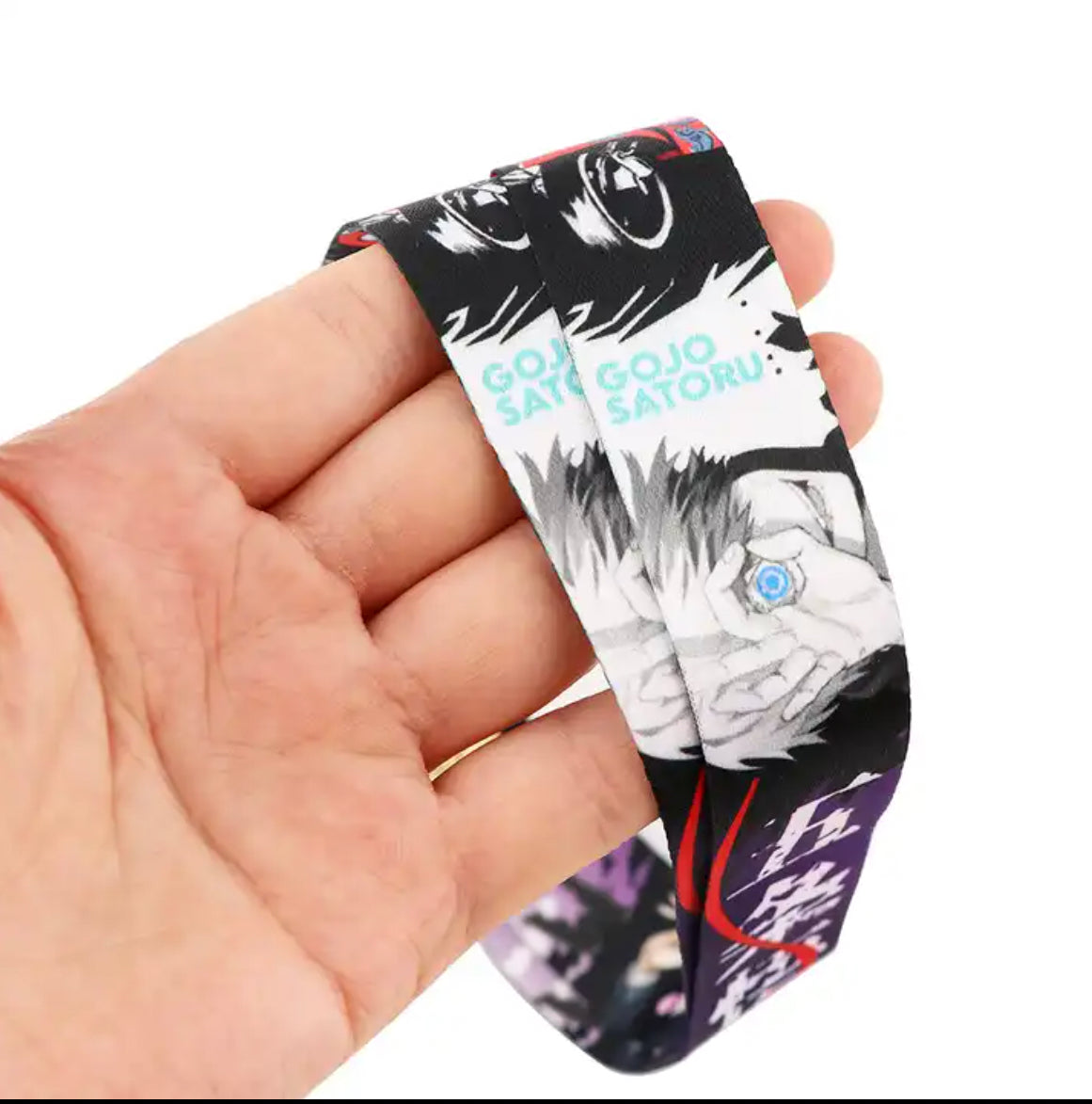 Jujutsu Kaisen Gojo Anime Keychain Lanyard