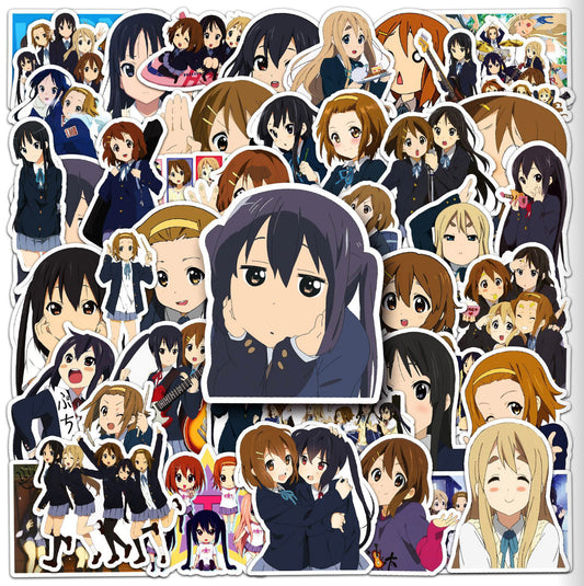 K-On! Anime 50 Piece Sticker Set