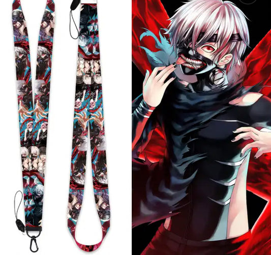 Tokyo Ghoul Anime Lanyard Keychain