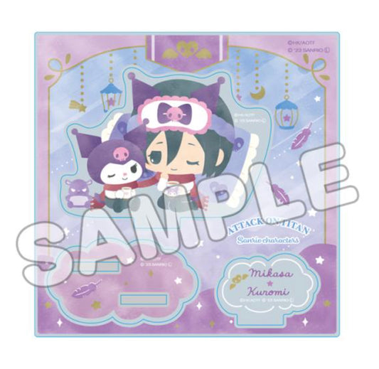 Attack On Titan x Sanrio Mikasa Ackerman Kuromi Acrylic Stand