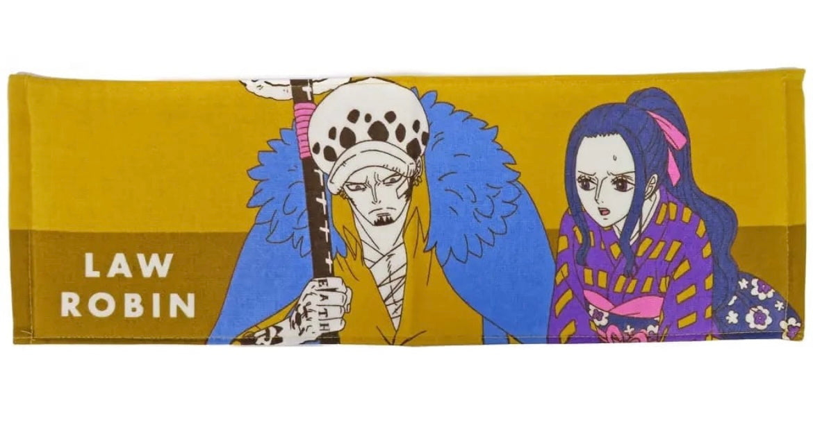 One Piece Trafalgar Law Nico Robin Ichiban Kuji Long Towel