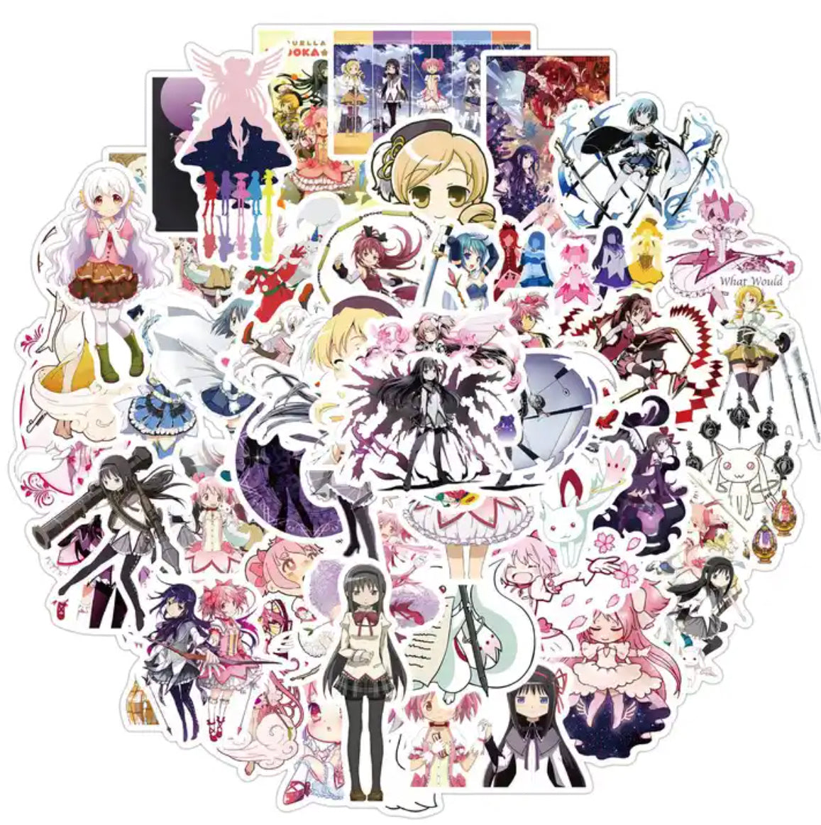 Puella Magi Madoka Magica Anime 50 Piece Sticker Set