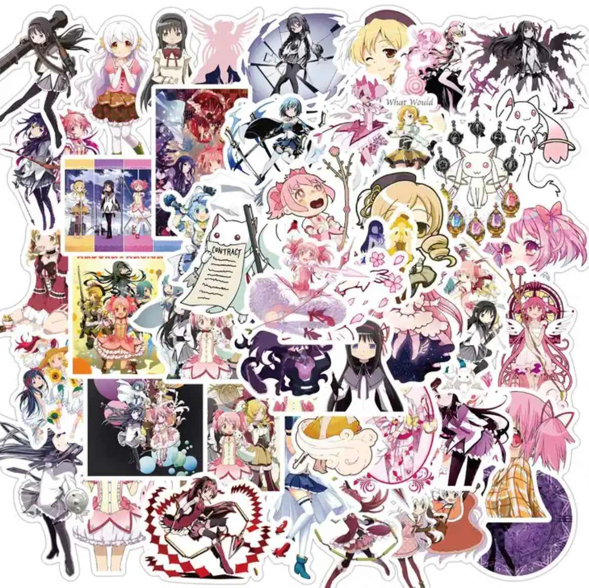 Puella Magi Madoka Magica Anime 50 Piece Sticker Set