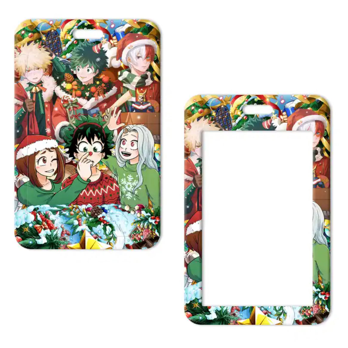 My Hero Academia Christmas Anime Lanyard Keychain