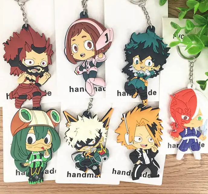 My Hero Academia Deku Rubber Charm Keychain