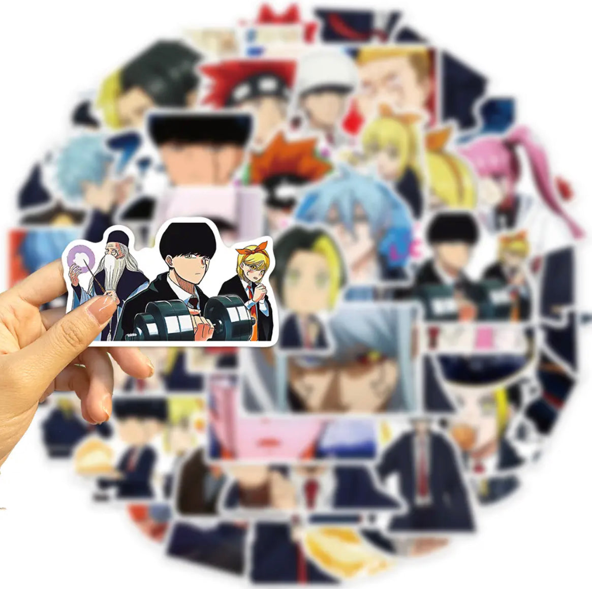 Mashle Anime 50 Piece Sticker Set