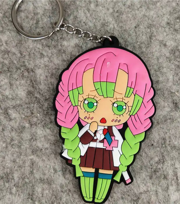 Demon Slayer Mitsuri Anime Rubber Charm