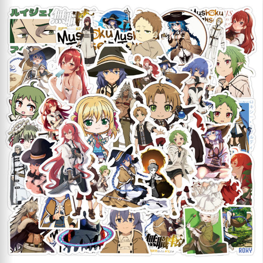 Mushoku Tensei Anime 50 Piece Sticker Set