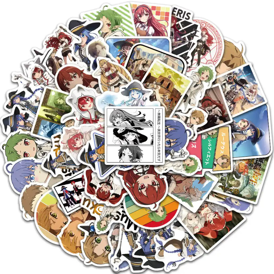 Mushoku Tensei Anime 50 Piece Sticker Set