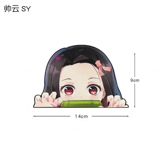 Demon Slayer Nezuko Anime Car Sticker Decal