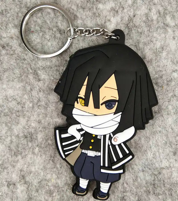 Demon Slayer Obanai Anime Rubber Charm