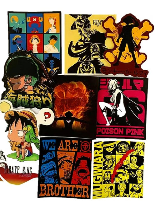 One Piece 100 Piece Anime Sticker Set