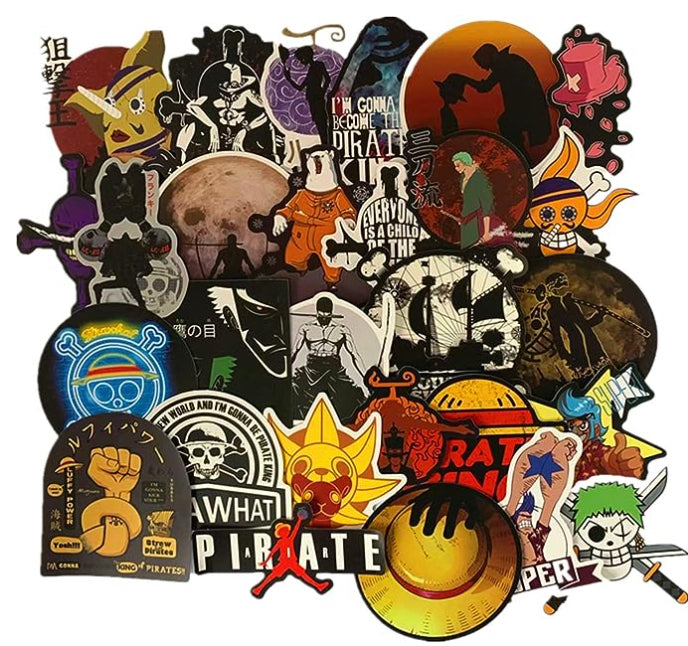 One Piece 100 Piece Anime Sticker Set