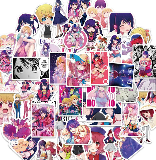 Oshi No Ko Anime 50 Piece Sticker Set