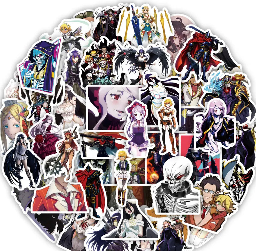 Overlord Anime 50 Piece Sticker Set