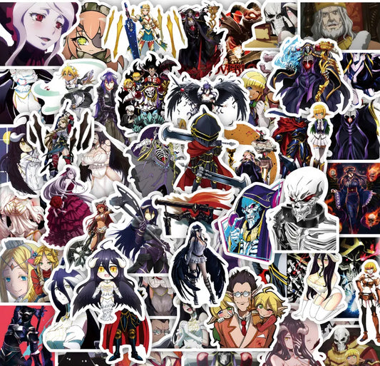 Overlord Anime 50 Piece Sticker Set