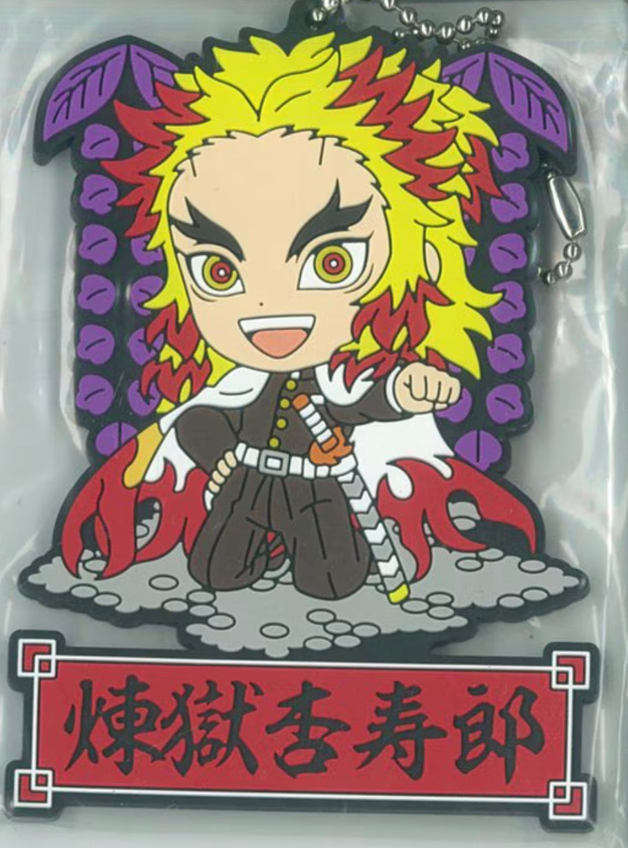 Demon Slayer Rengoku Kyun Chara Rubber Charm