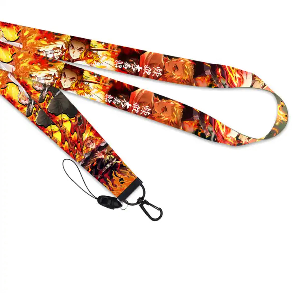 Demon Slayer Rengoku Anime Lanyard Keychain