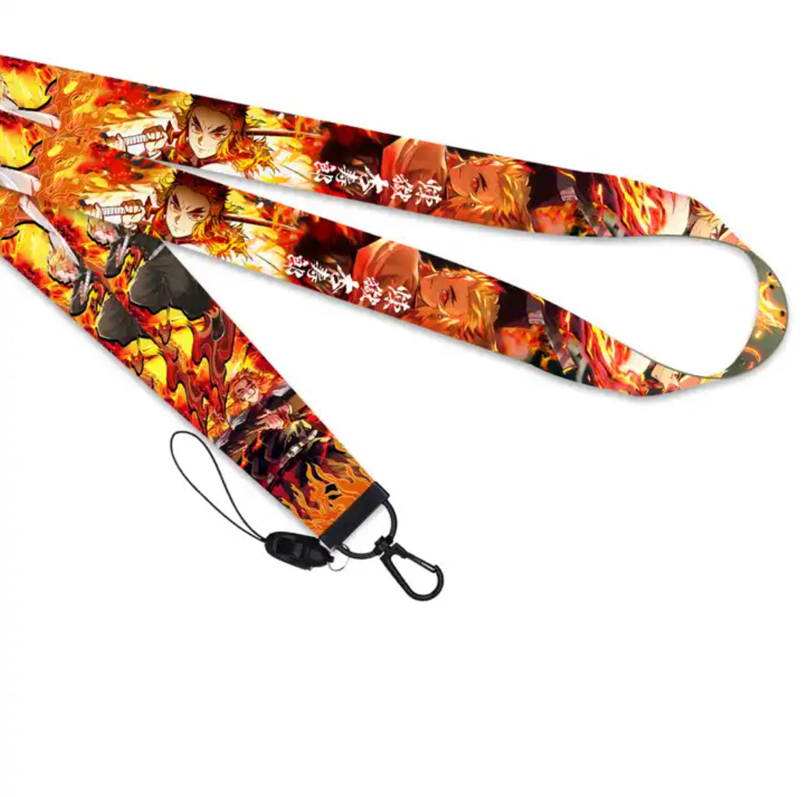 Demon Slayer Rengoku Anime Lanyard Keychain