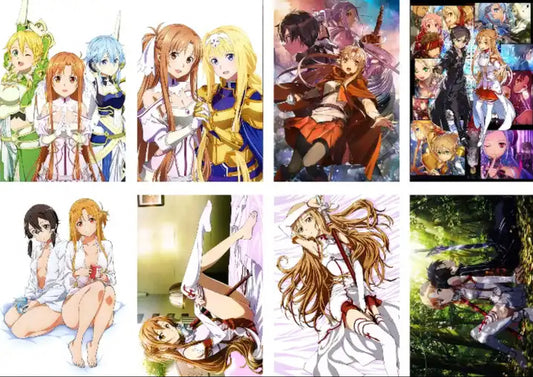 Sword Art Online Anime 8 Piece Poster Set