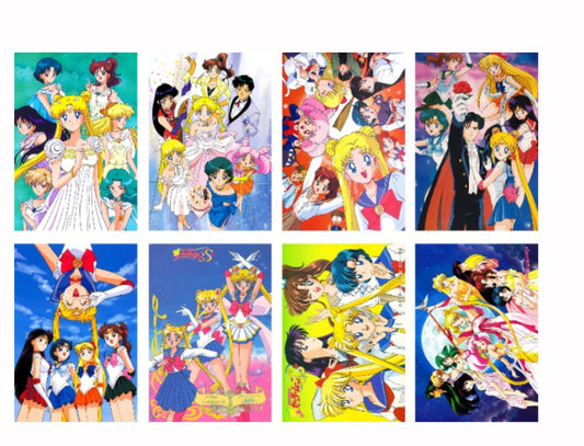 Sailor Moon Anime 8 Piece Poster Set