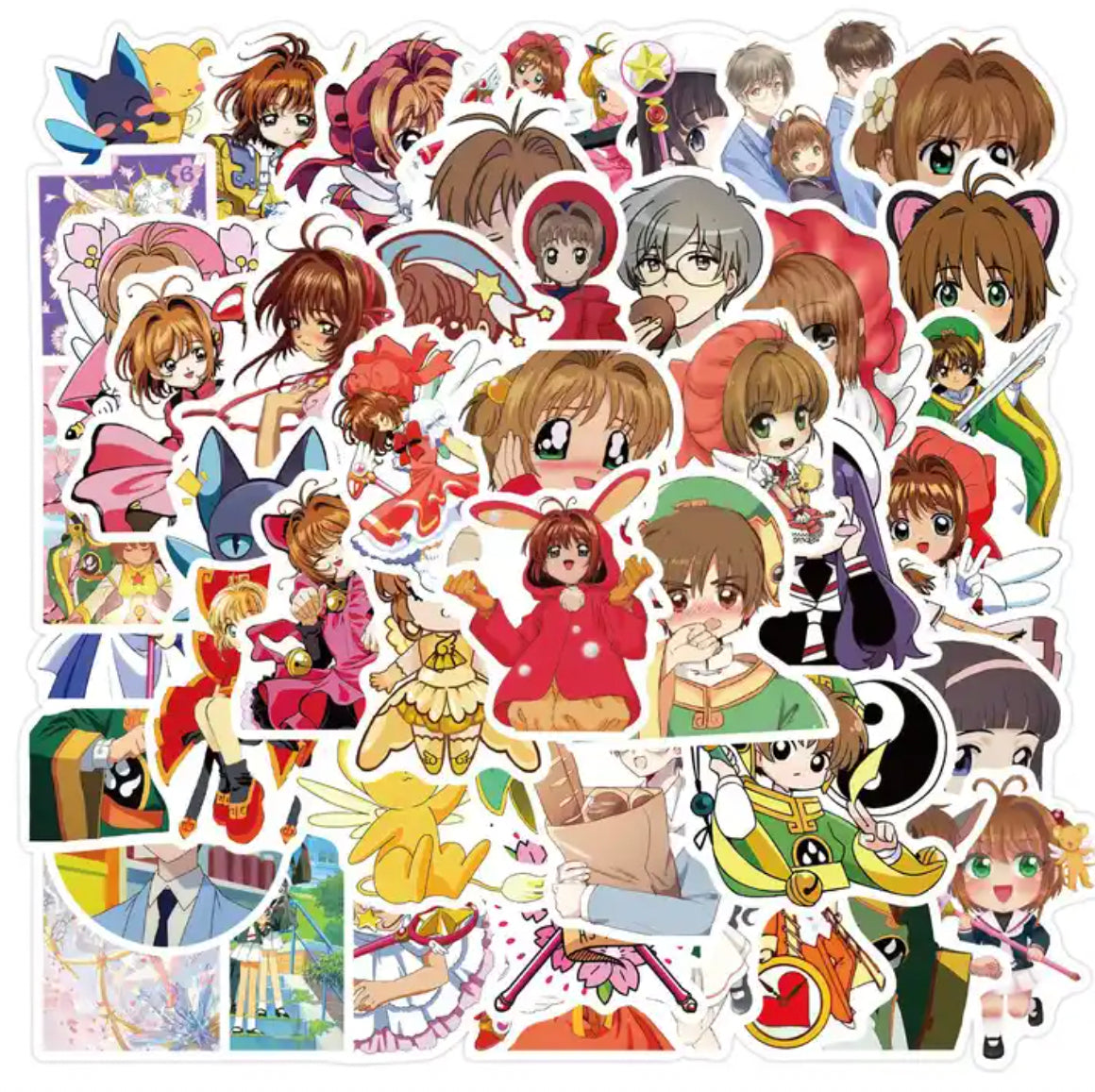 Cardcaptor Sakura Anime 50 Piece Sticker Set