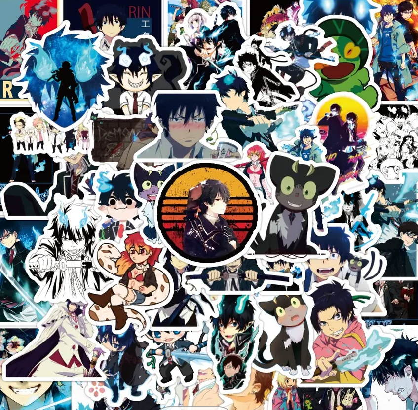 Blue Exorcist Anime 50 Piece Sticker Set