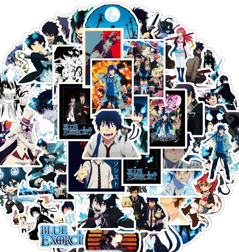 Blue Exorcist Anime 50 Piece Sticker Set