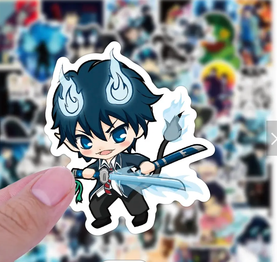 Blue Exorcist Anime 50 Piece Sticker Set