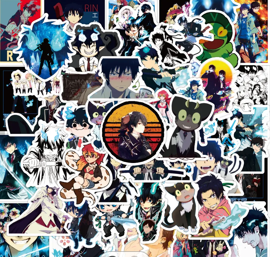 Blue Exorcist Anime 50 Piece Sticker Set