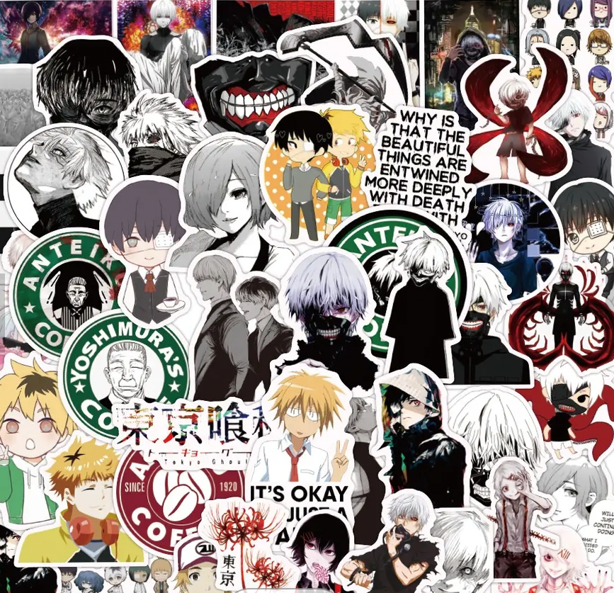 Tokyo Ghoul Anime 45 Piece Sticker Set