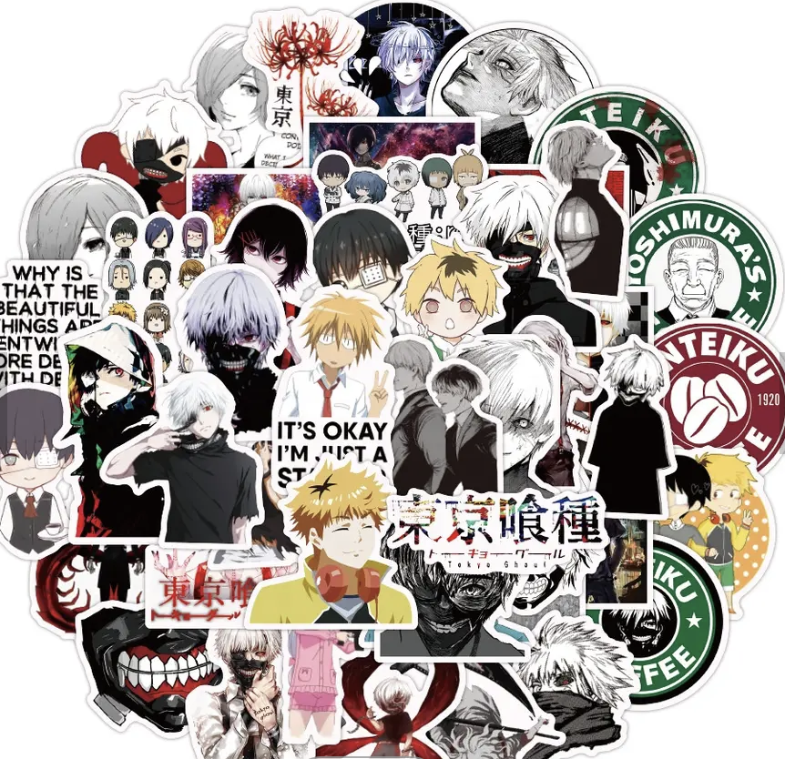 Tokyo Ghoul Anime 45 Piece Sticker Set