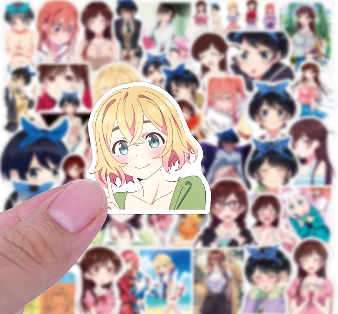 Rent A GF Anime 50 Piece Sticker Set