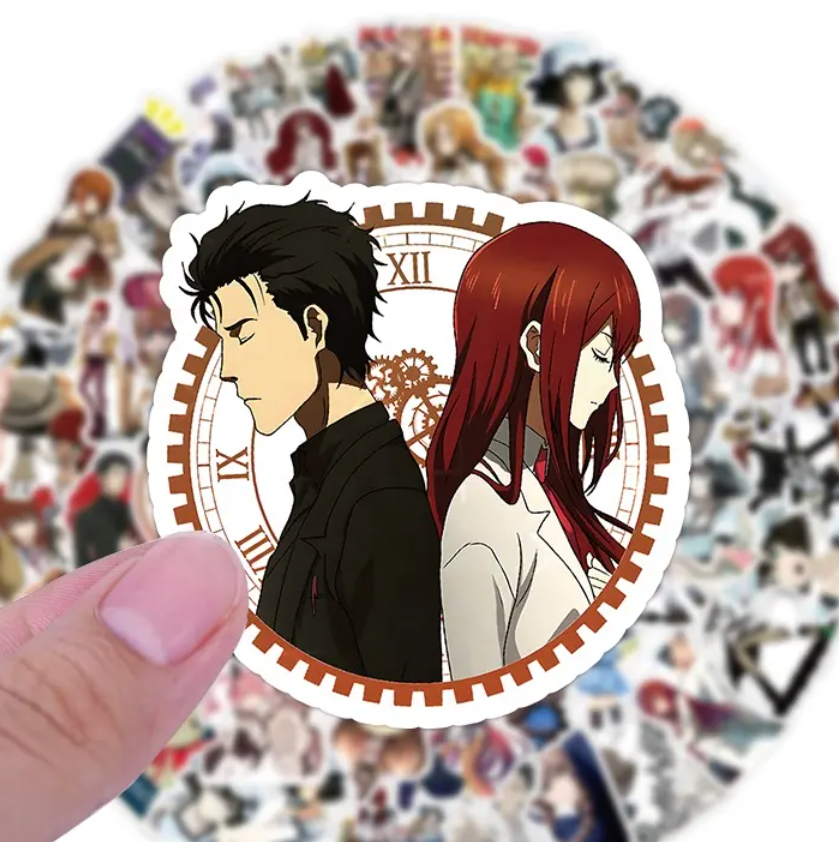 Steins Gate Anime 50 Piece Sticker Set