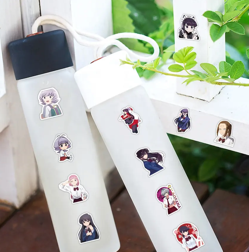 Komi Can't Communicate Anime 50 Piece Sticker Set