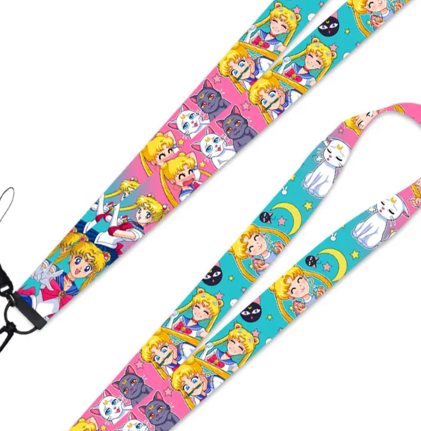 Sailor Moon Anime Lanyard Keychain