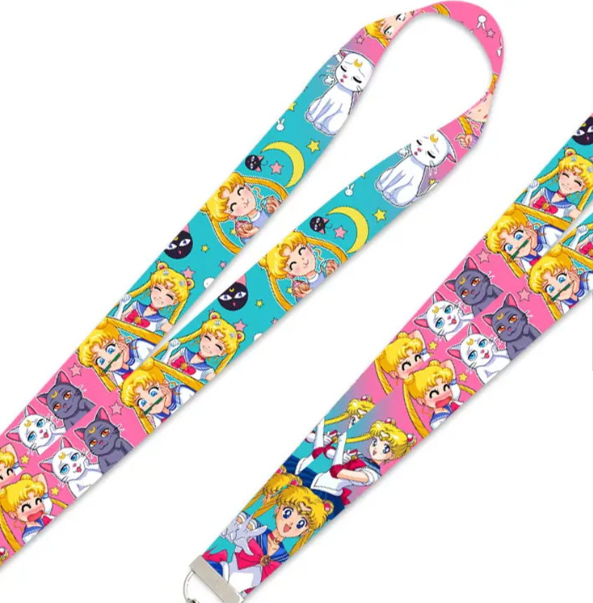 Sailor Moon Anime Lanyard Keychain