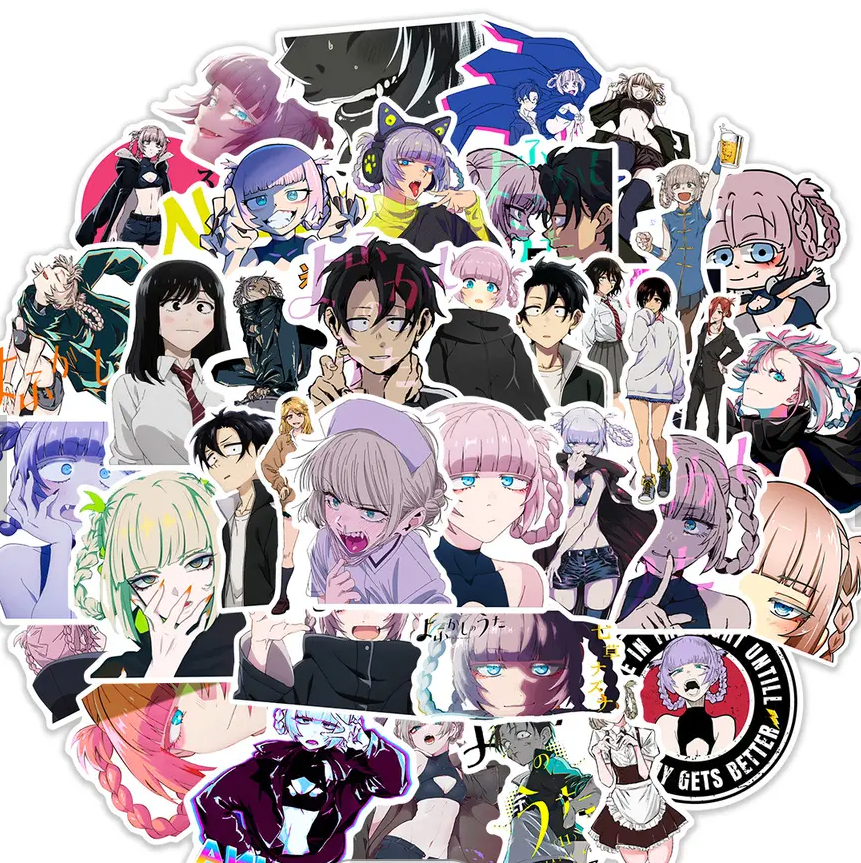 Call Of The Night Anime 50 Piece Sticker Set