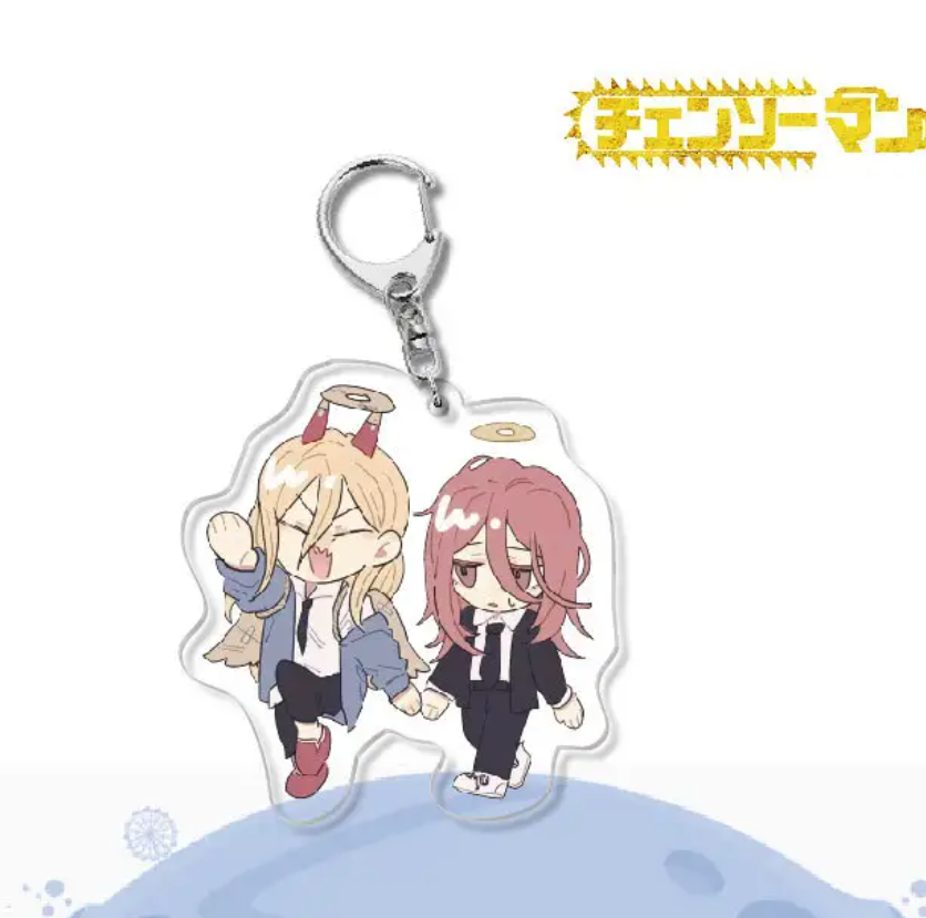 Chainsaw Man Acrylic Keychain(Power and Angel)