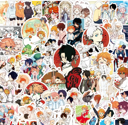 Promised Neverland Anime 50 Piece Sticker Set