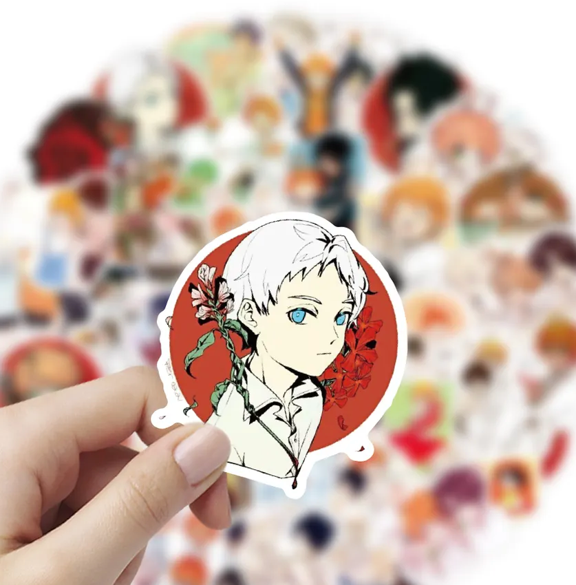 Promised Neverland Anime 50 Piece Sticker Set