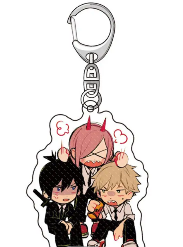 Chainsaw Man Anime Acrylic Keychain Charm