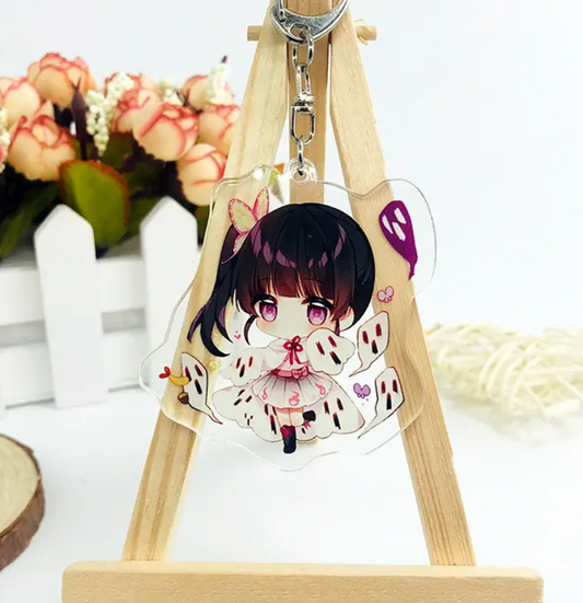 Demon Slayer Kanao Anime Acrylic Keychain Charm