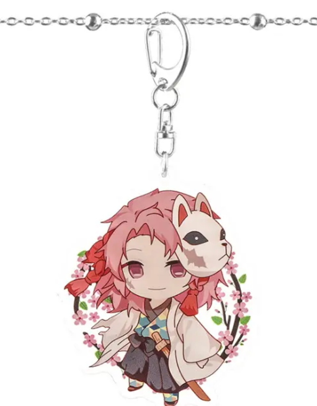 Demon Slayer Sabito Anime Acrylic Keychain Charm