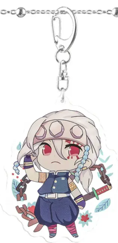 Demon Slayer Uzui Anime Acrylic Keychain Charm