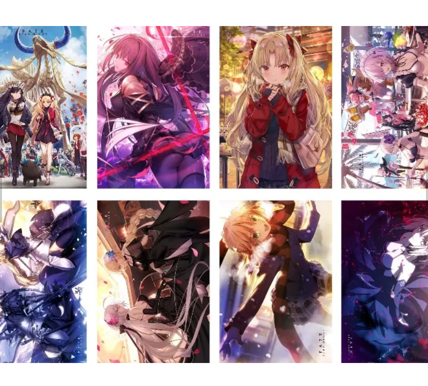 Fate/Stay Night Anime 8 Piece Poster Set