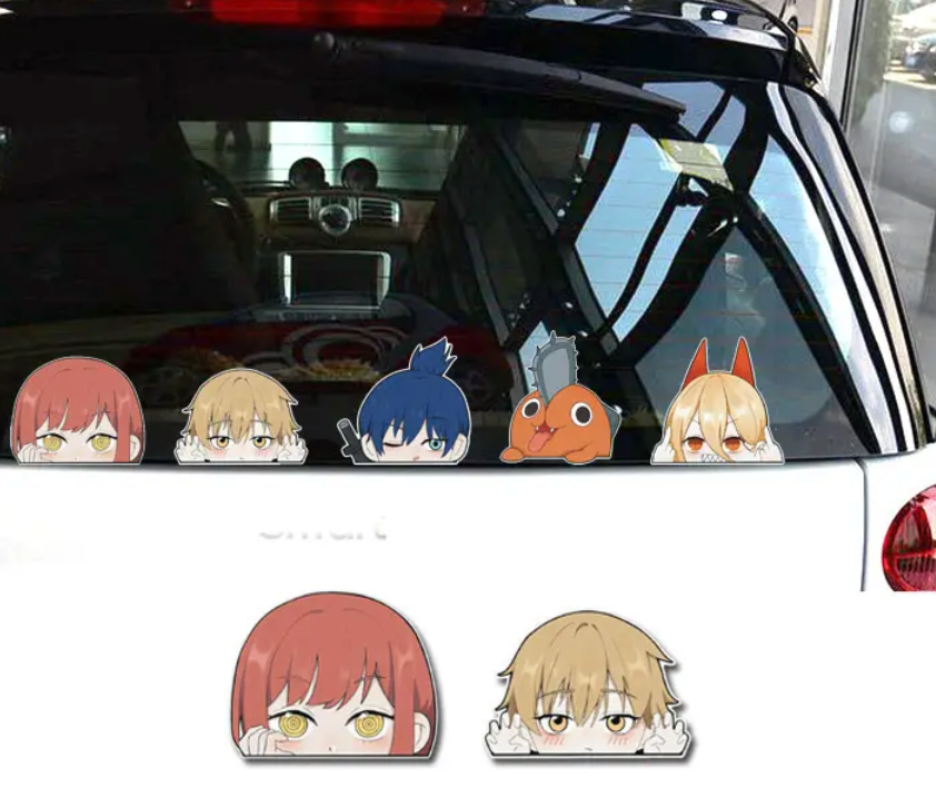 Chainsaw Man Anime Car Sticker Decal