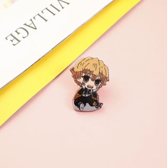 Demon Slayer Zenitsu Anime Brooch Pin